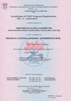 Intermediate Certificate